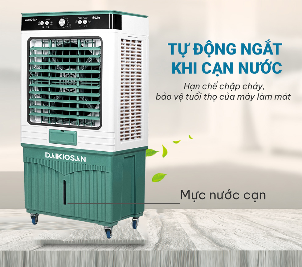 Daikiosan DM116 tự động ngắt bơm khi nước hết