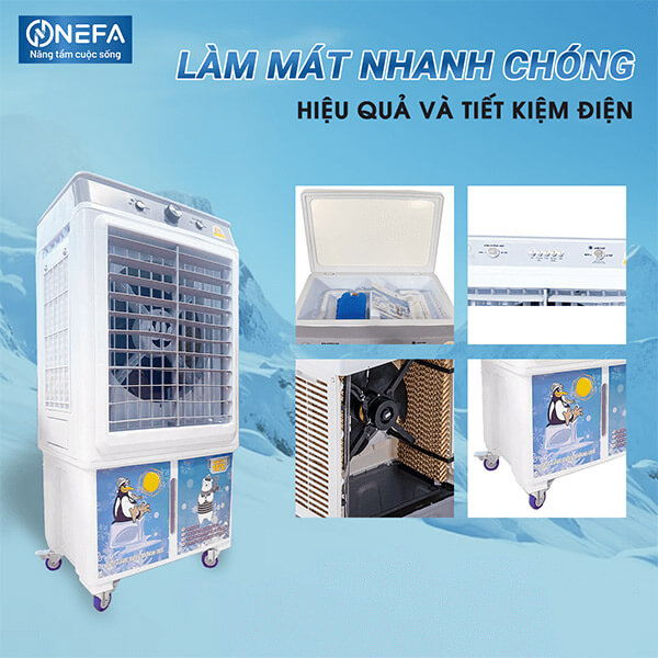 NEFA NF55 – Quạt điều hòa dòng cơ làm mát được hiệu quả được