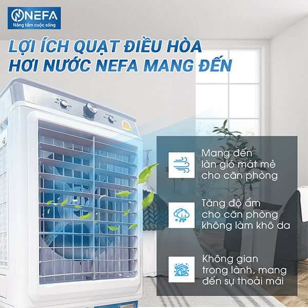 NEFA NF55 – Quạt điều hòa dòng cơ mang nhiều lợi ích