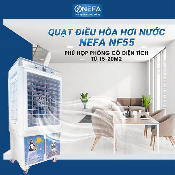 NEFA NF55 – Quạt điều hòa dòng cơ rẻ